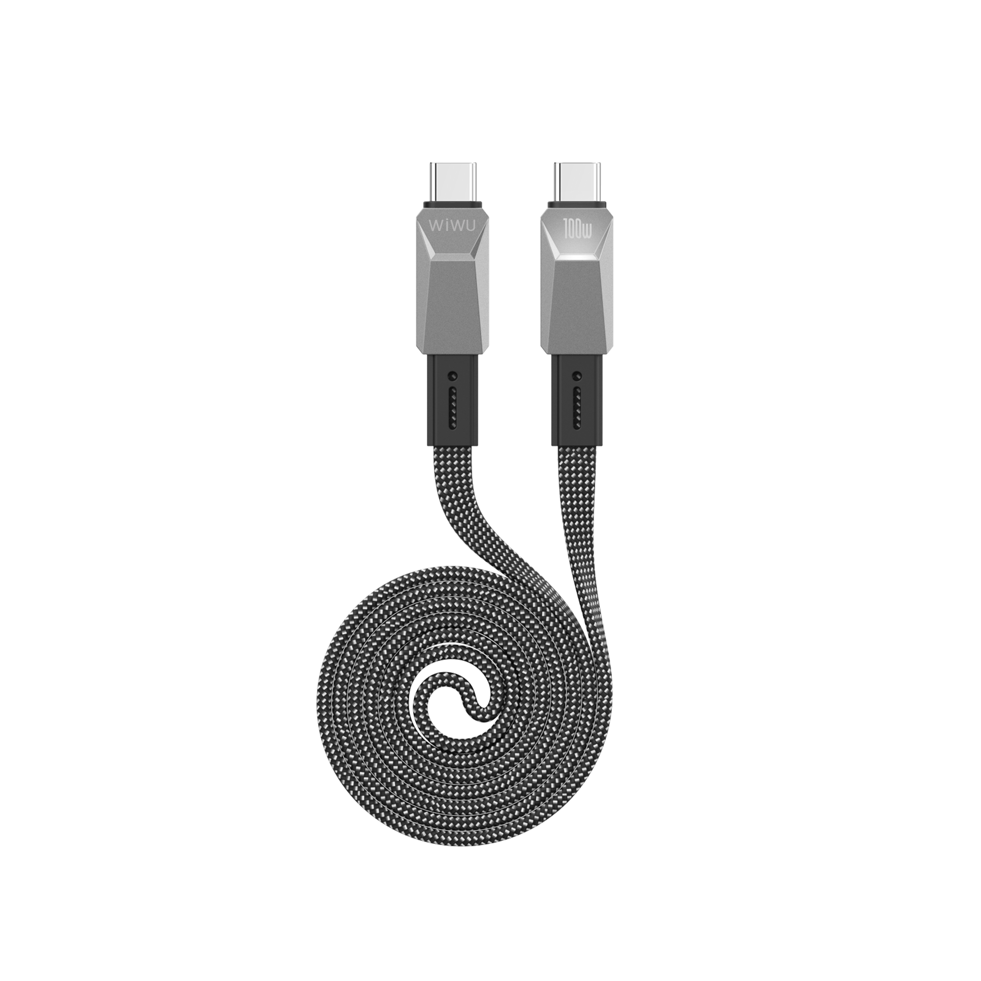 WiWU 100W Cyberlink Magnetic Nylon Braided Cable C-C 1M